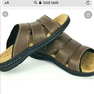 izod men's memory foam sandal